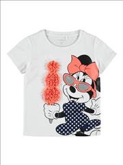 T-SHIRT 3CLRS  K/M MINNIE WITH ICE CREAM NAME IT