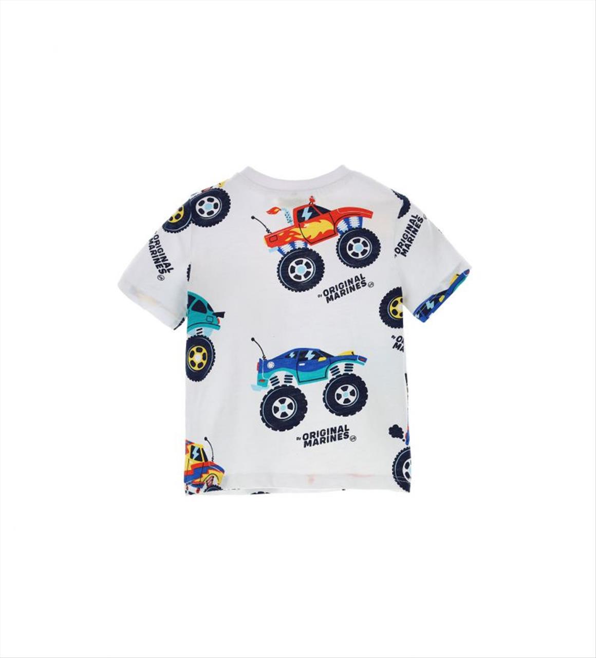 T-SHIRT K/M PRINT OR.MARINES S3M-30M - Image 3