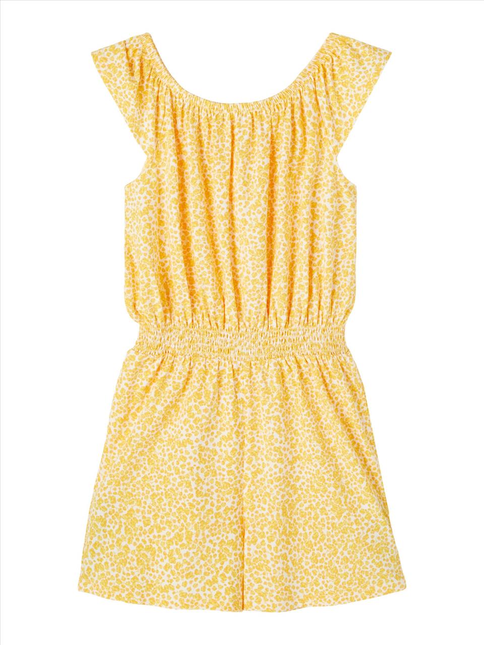PLAYSUIT SHORT YELLOW FLORAL  NAME IT S8-14