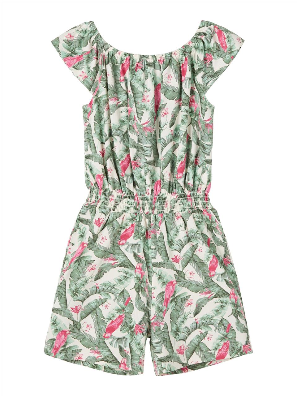 PLAYSUIT SHORT TROPICAL NAME IT S8-14