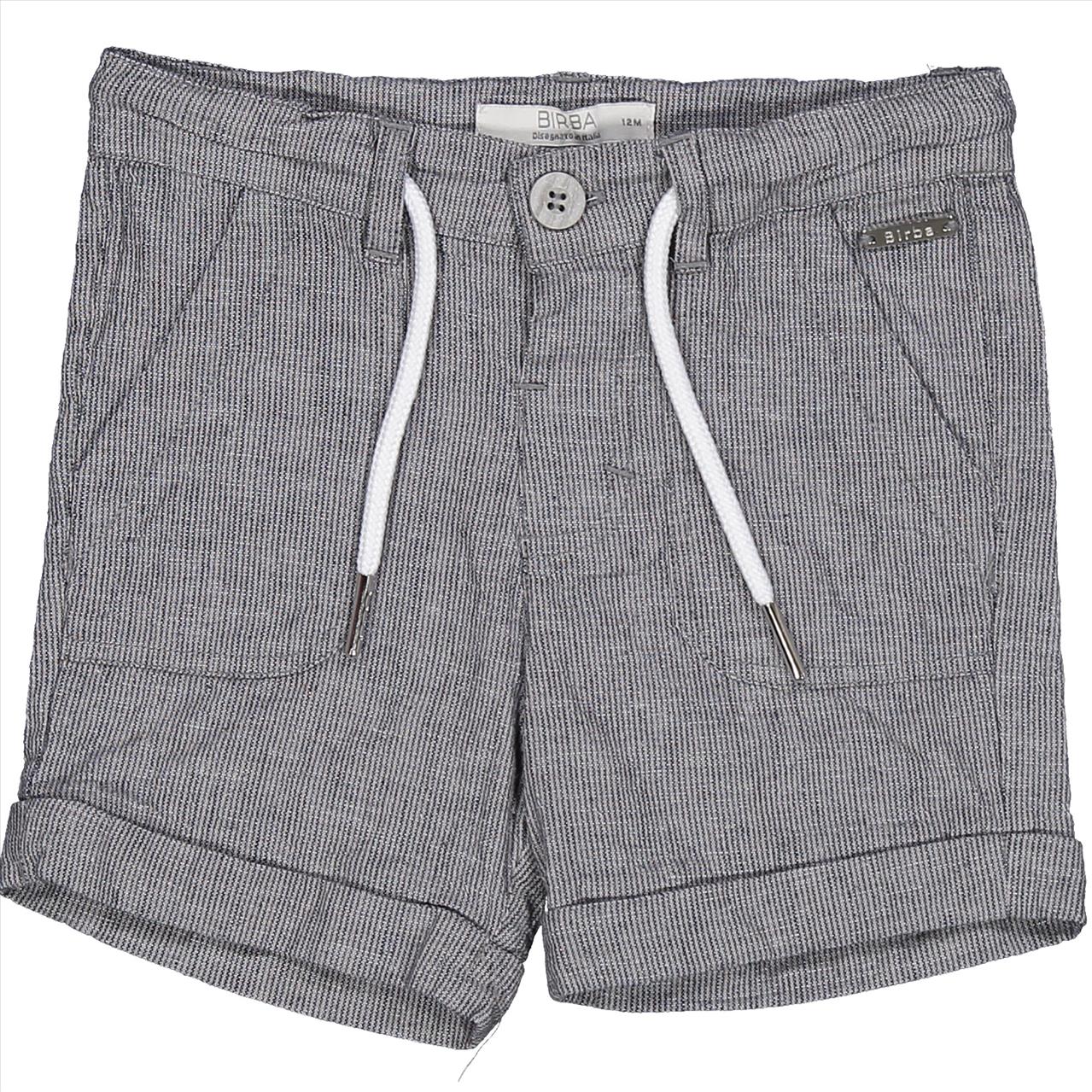 ΒΕΡΜΟΥΔΑ ΜΕ ΡΕΒΕΡ GREY BABY BOY BIRBA S9M-3Y
