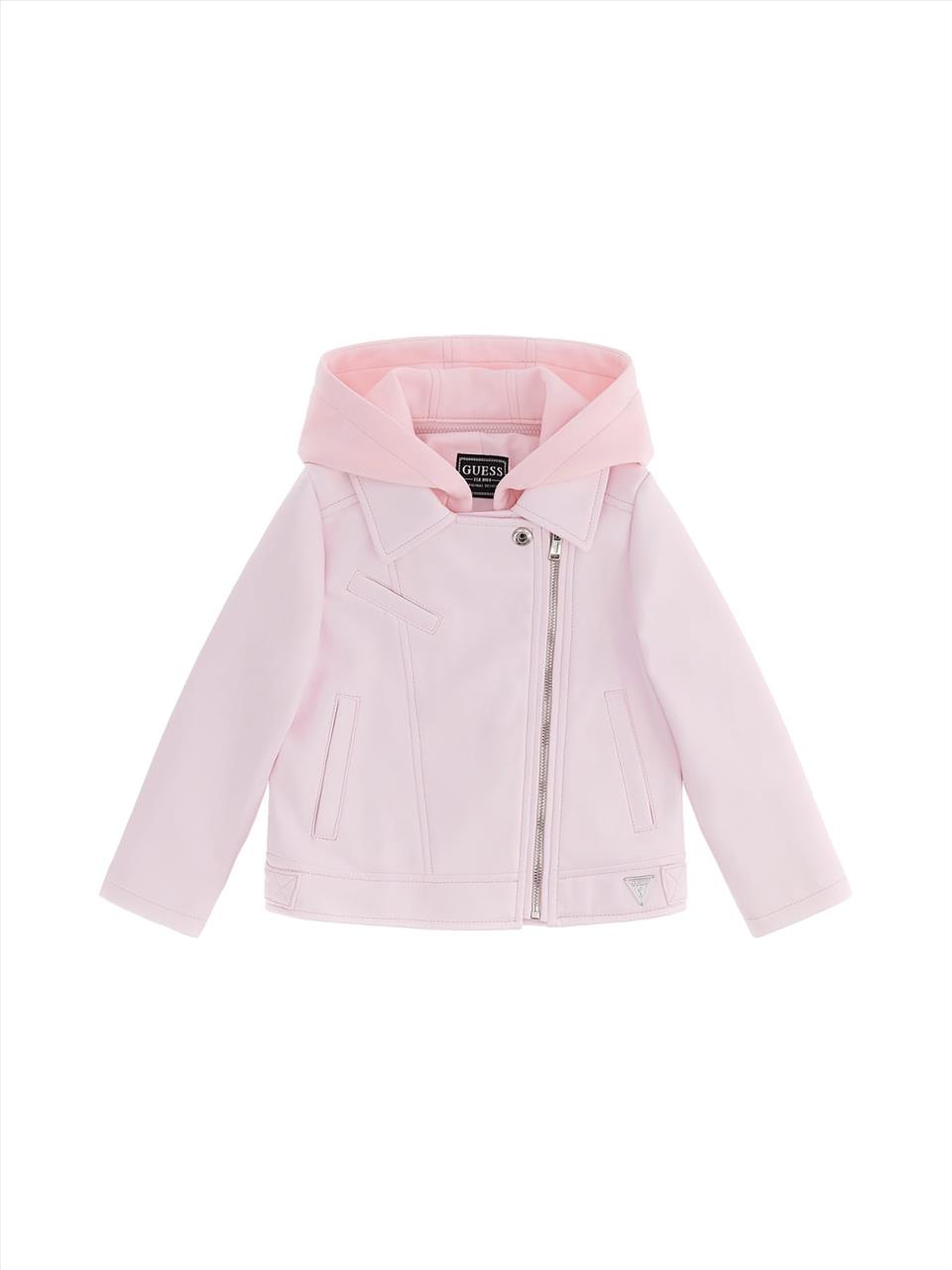 JACKET ECO LEATHER PINK GIRL GUESS S3-7