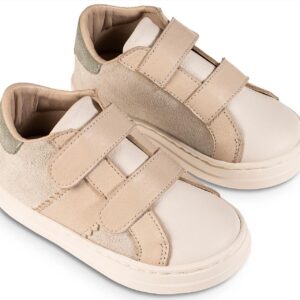 ΔΕΡΜΑΤΙΝΑ SNEAKERS ΔΙΠΛΗ ΜΠΑΡΕΤΑ ΧΡΑΤΣ BABY WALKER