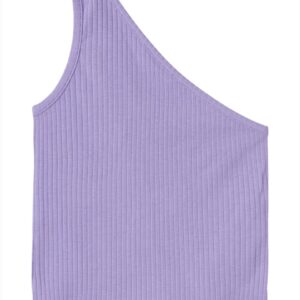 CROP TOP ONESHOULDER RIB 3CLS GIRL NAME IT S7-14