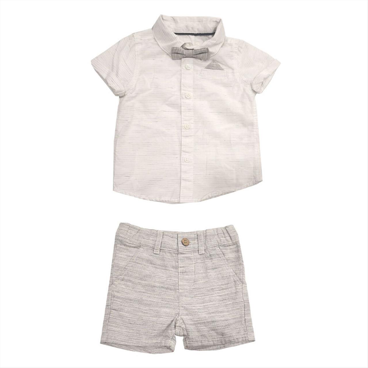 ΣΕΤ 3ΤΜΧ ΠΟΥΚΑΜΙΣΟ-ΣΟΡΤΣ GREY BABY BOY ENERGIERS S6M-2Y