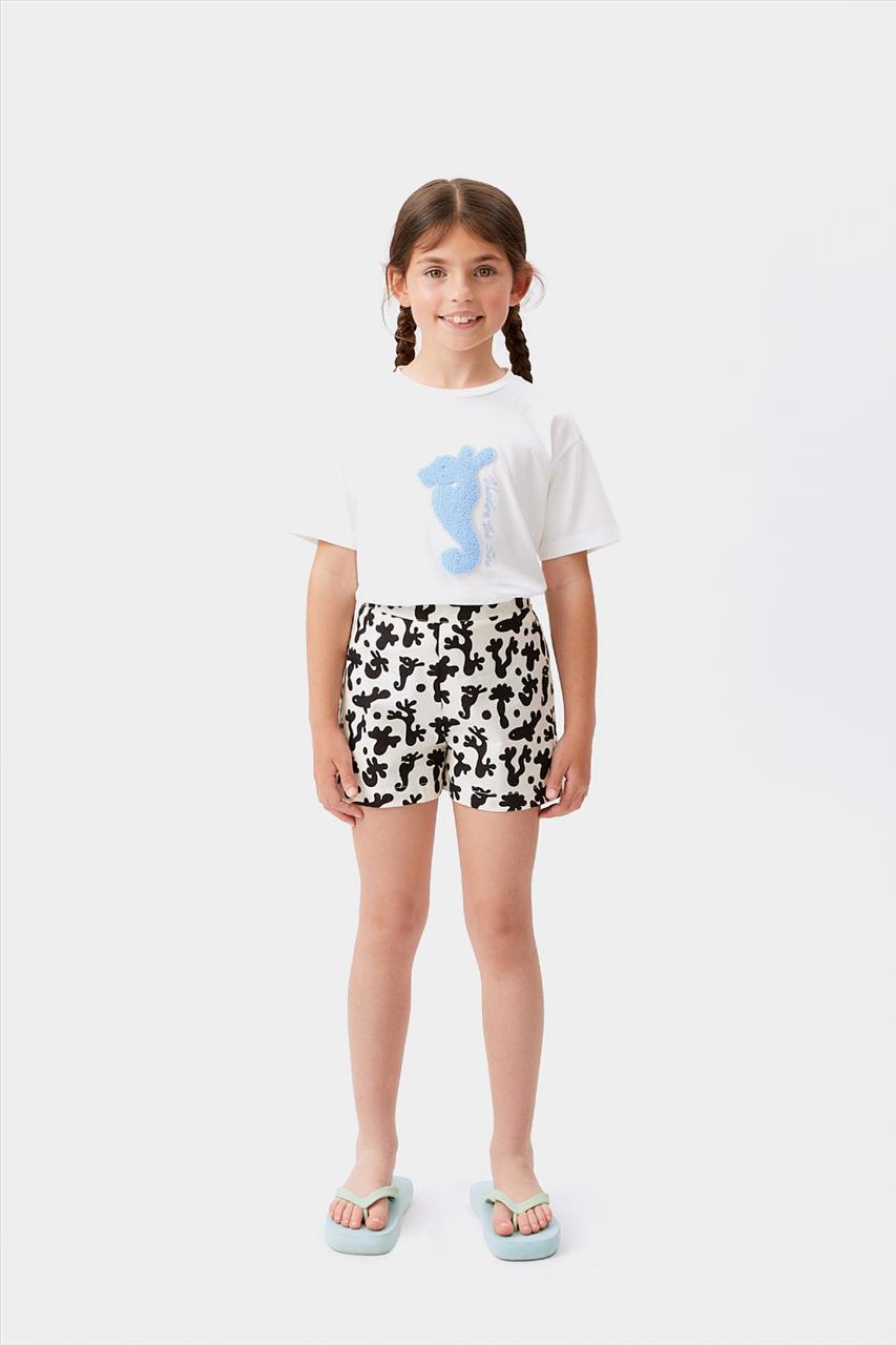 SHORTS VISCOISE PRINTED GIRL COMPANIA FANTASTICA S6-14 - Image 3