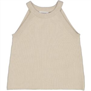 ΜΠΛΟΥZΑ ΠΛΕΚΤΗ OFF SHOULDERS BEIGE MINI GIRL BIRBA S3-7