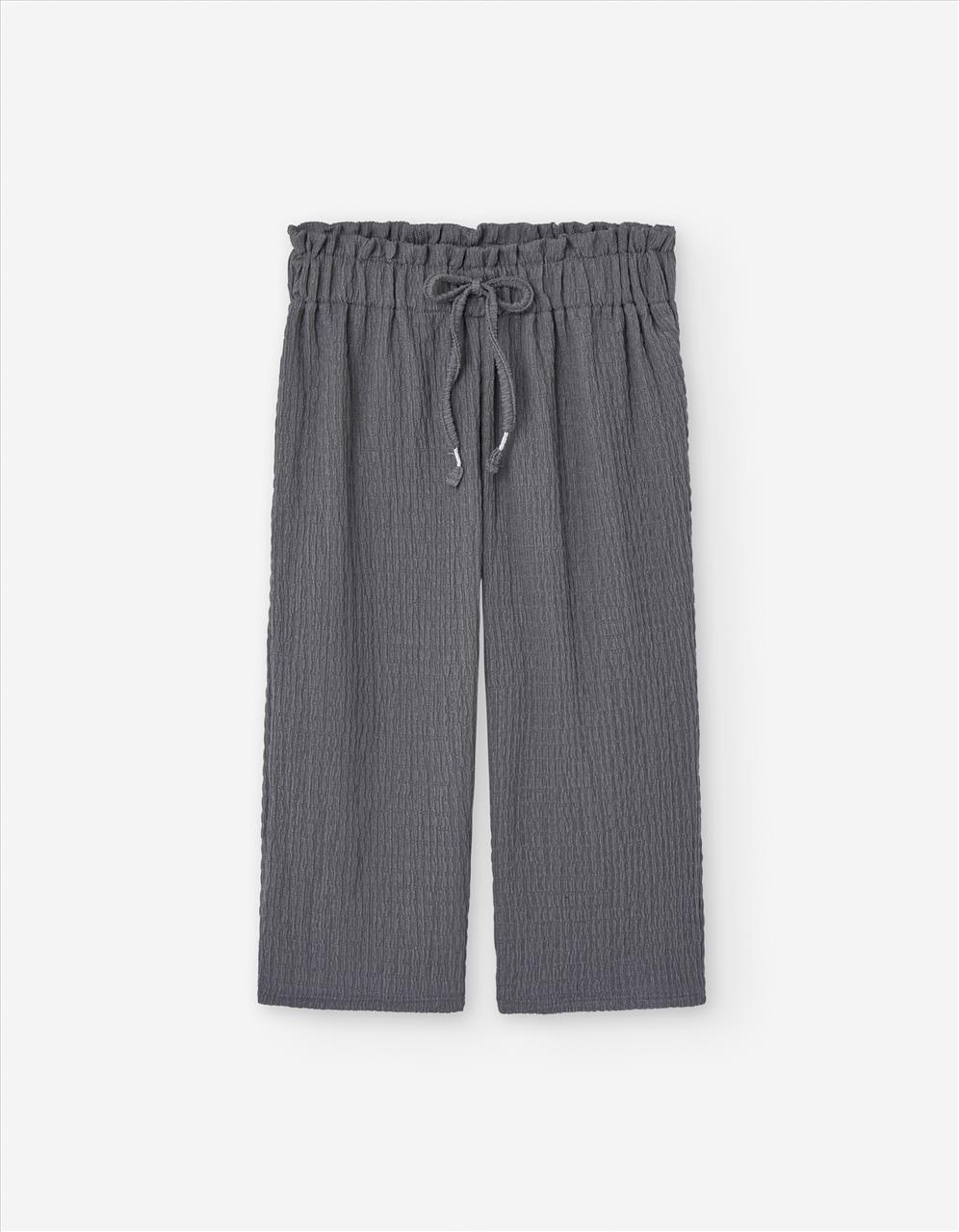 PANTS GREY CROPPED GIRL LOSAN S3-12