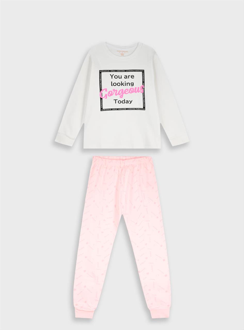 ΠΥΤΖΑΜΑ COTTON WHITE GIRL ENERGIERS S6-16