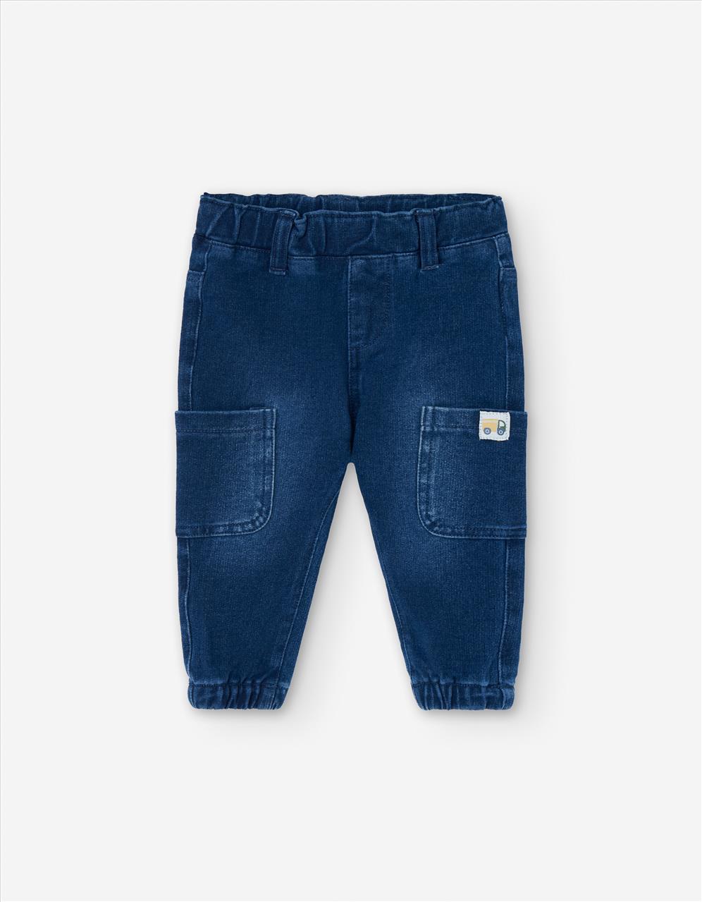 ΠΑΝΤΕΛΟΝΙ SOFT DENIM BLUE BABY BOY LOSAN S6M-3Y