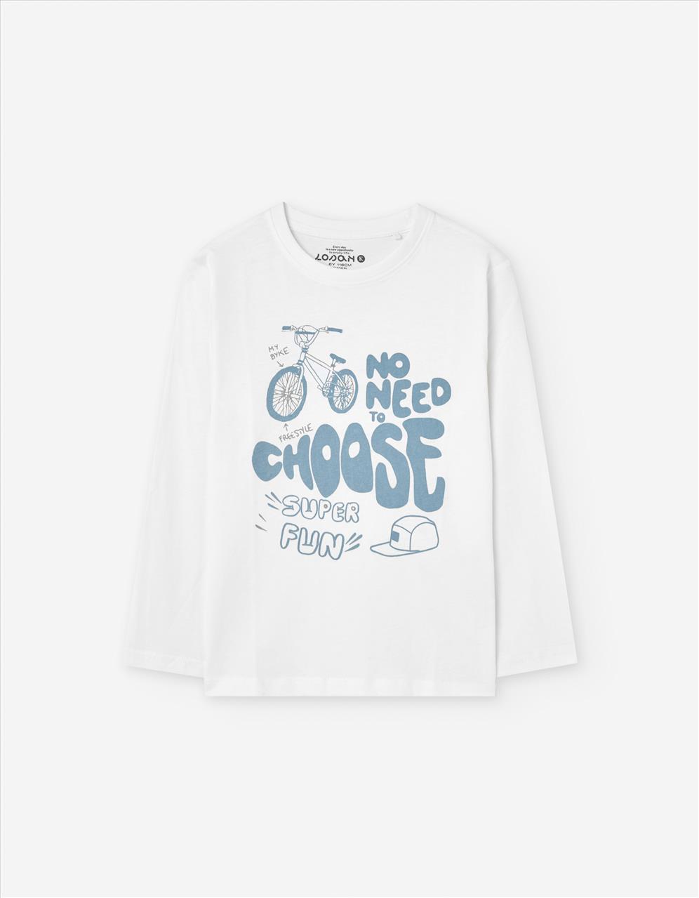 TSHIRT M/M COTTON IVORY BOY LOSAN S2-7