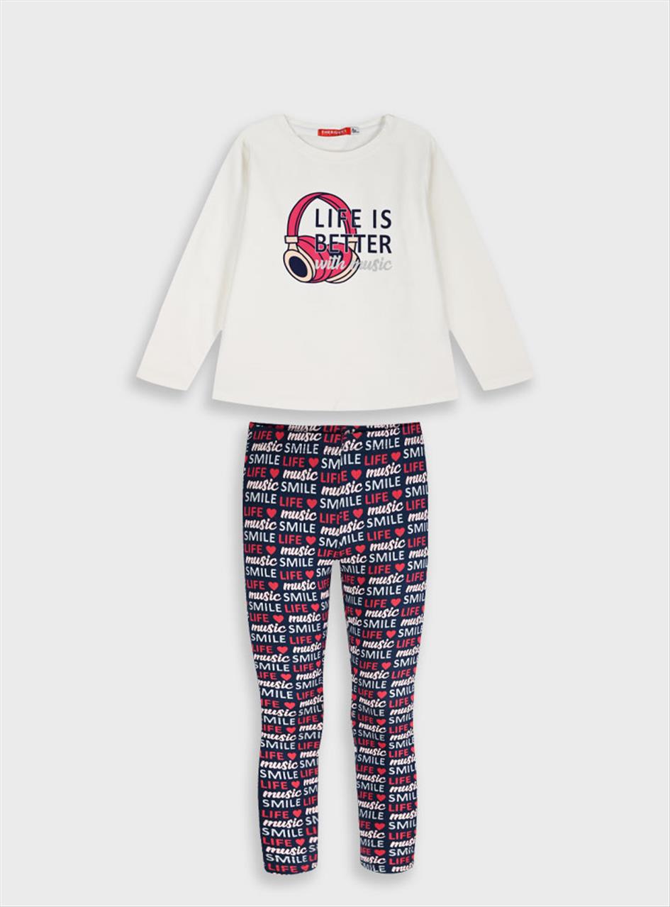 ΣΕΤ ΜΠΛΟΥΖΑ-ΚΟΛΑΝ COTTON GIRL ENERGIERS S2-10