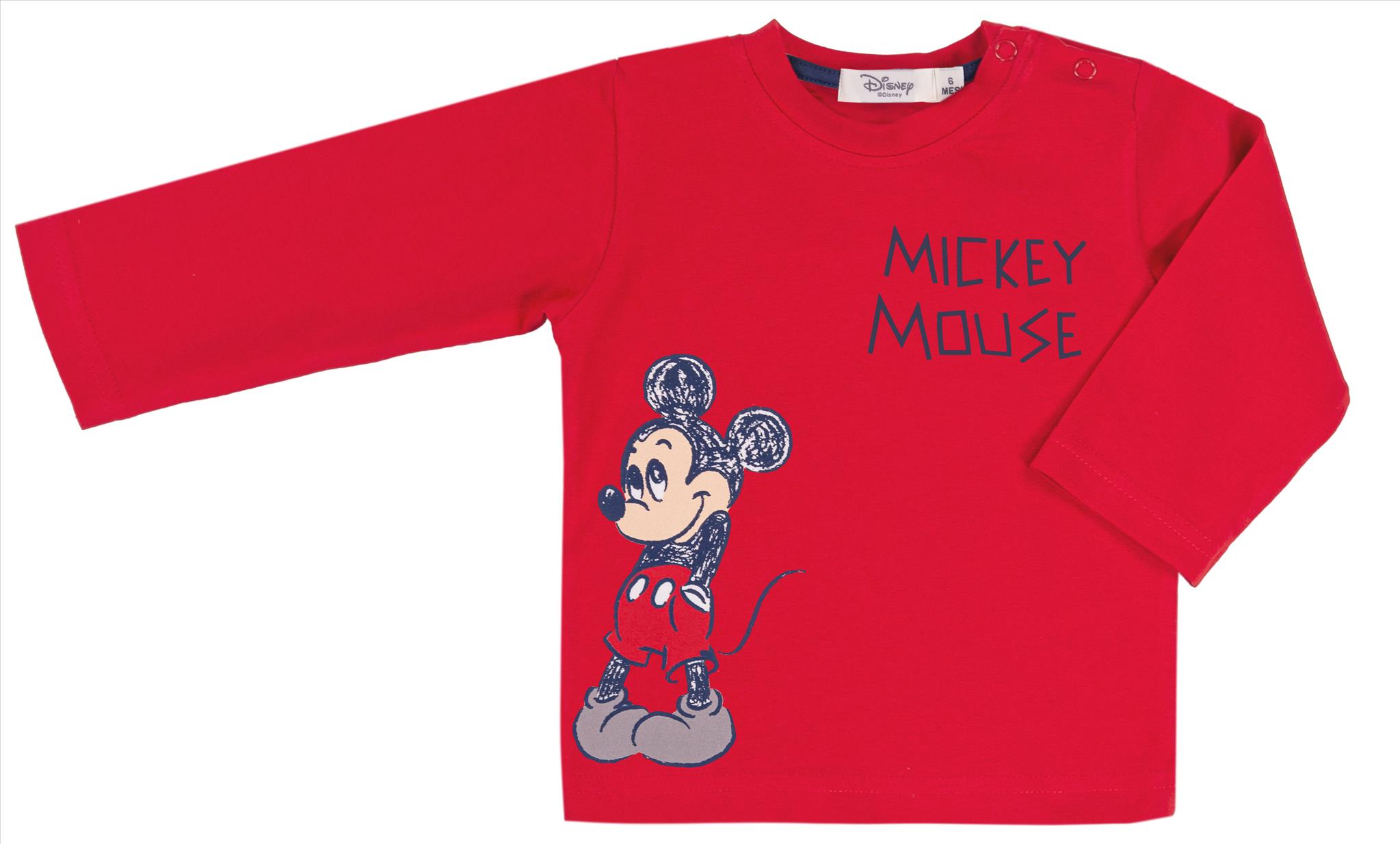 TSHIRT M/M COTTON *MICKEY* 2CLS BABY BOY E.M.C S6-2Y