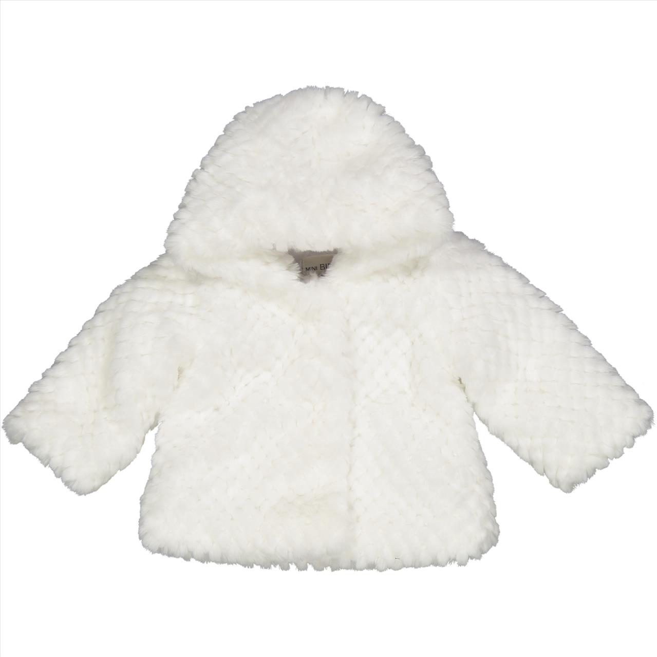 PARKA FAUX FUR WHITE BABY GIRL BIRBA S9M-2Y