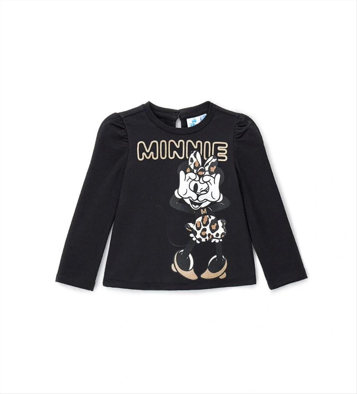 TSHIRT M/M COTTON *MINNIE* 2CLS BABY GIRL ORIGINAL MARINES S6M-5Y