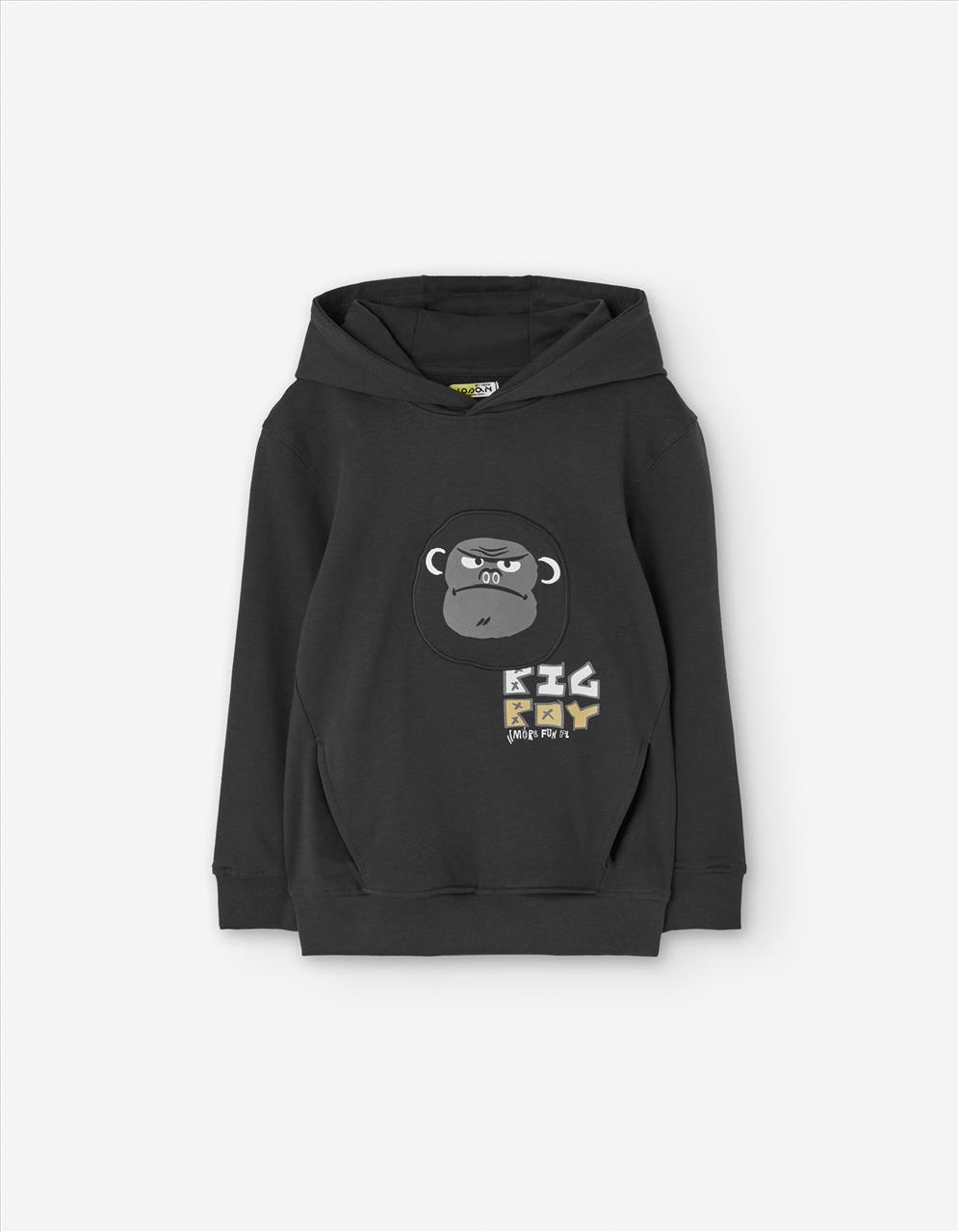 HOODIES *GORILLA* GREY BOY LOSAN S4-12