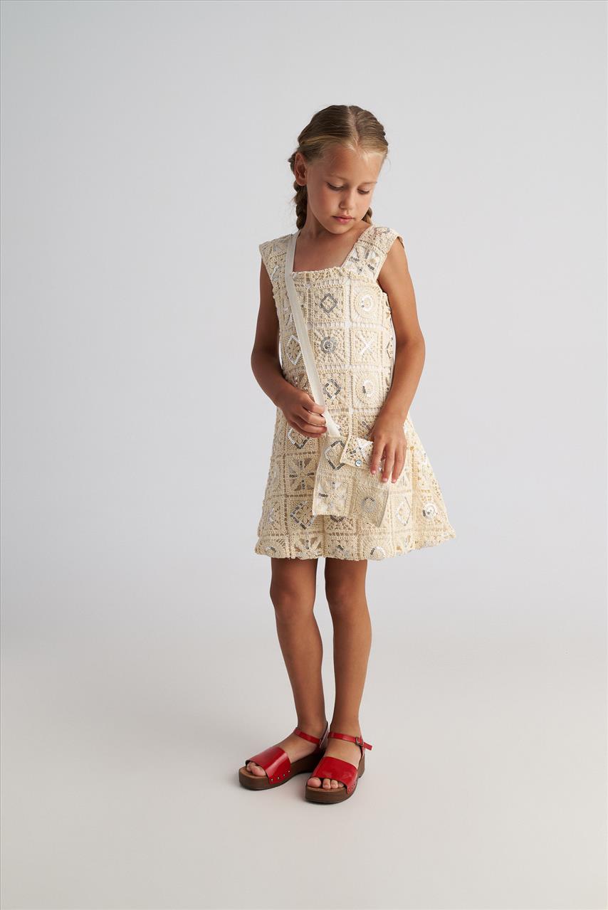 ΦΟΡΕΜΑ SANTORINI CROCHET MINI TWO IN A CASTLE