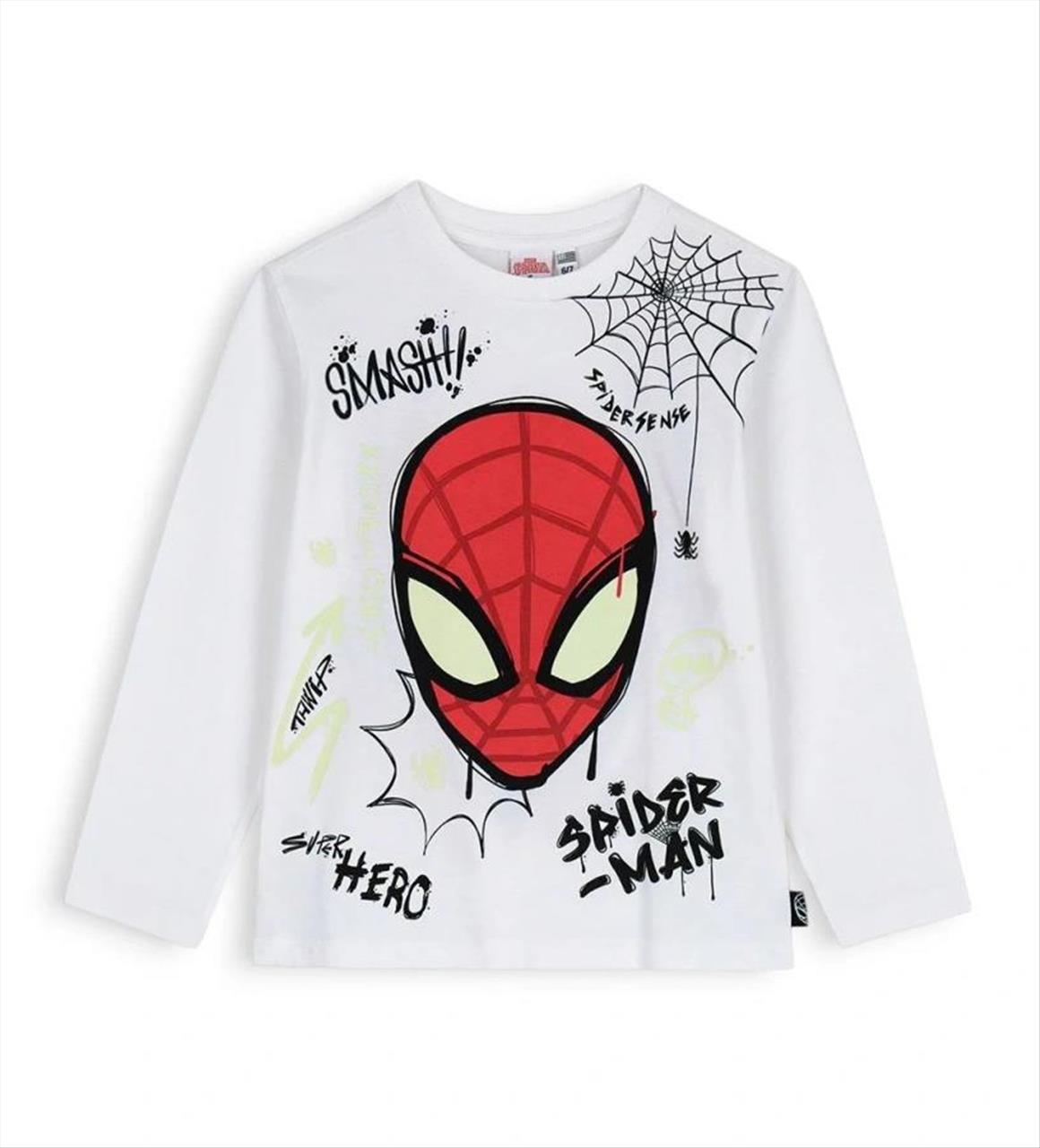 TSHIRT M/M *SPIDERMAN* BOY ORIGINAL MARINES S5-12