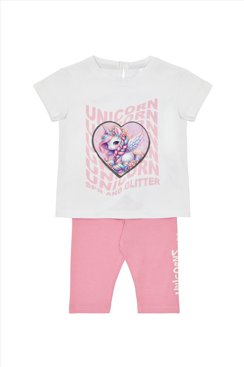 SET TSHIRT-LEGGINGS WHITE GIRL SPRINT S2-6