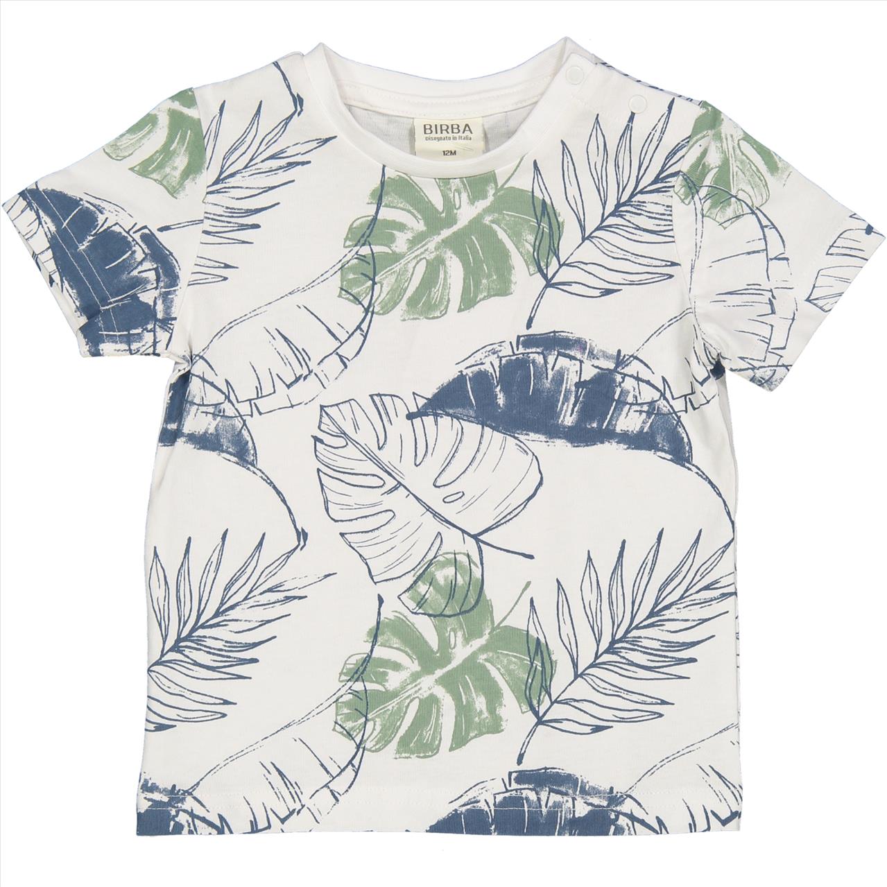 TSHIRT K/M COTTON WHITE BOY BIRBA S3-7