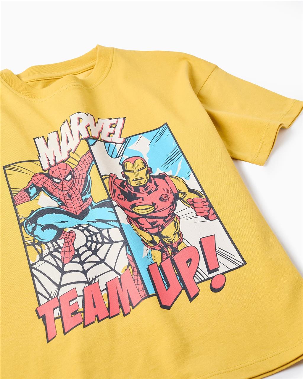 TSHIRT K/M *MARVEL* MUSTARD BOY ZIPPY S2-12 - Image 3