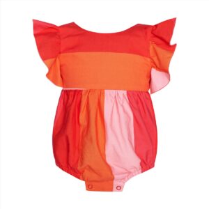 ΦΟΡΜΑΚΙ SCARLET STRIPED RUFFLE TWO IN A CASTLE
