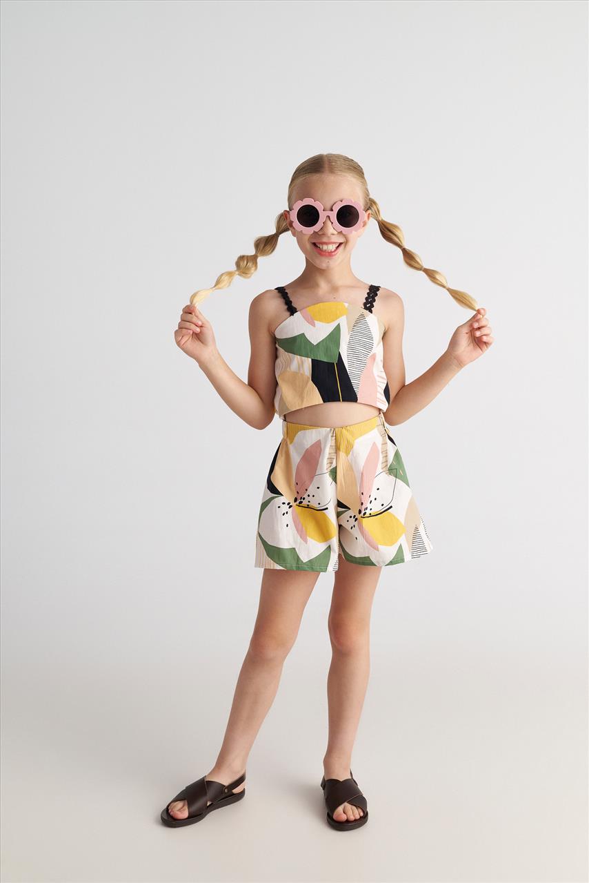 PLAYSUIT ABSTRACT TWO IN A CASTLE