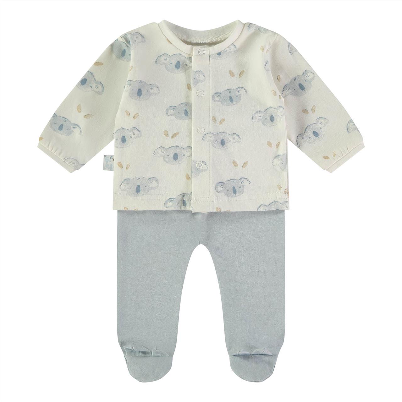 ΣΕΤ ΜΠΛΟΥΖΑ-ΠΑΝΤΕΛΟΝΙ COTTON BABY BOY BABYBOL S1M-12M