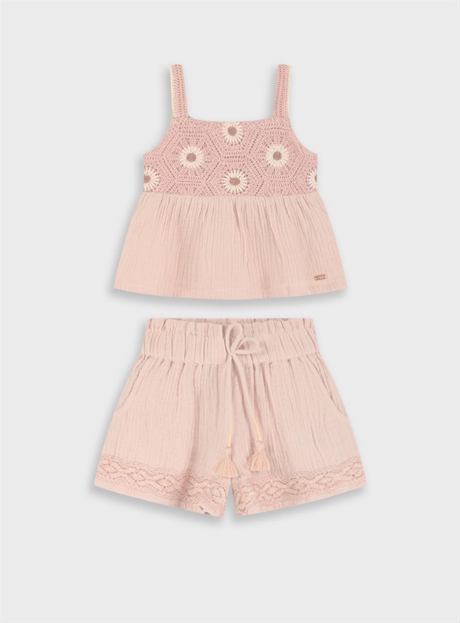 ΣΕΤ ΜΠΛΟΥΖΑ-ΣΟΡΤΣ COTTON BEIGE GIRL ENERGIERS S2-12