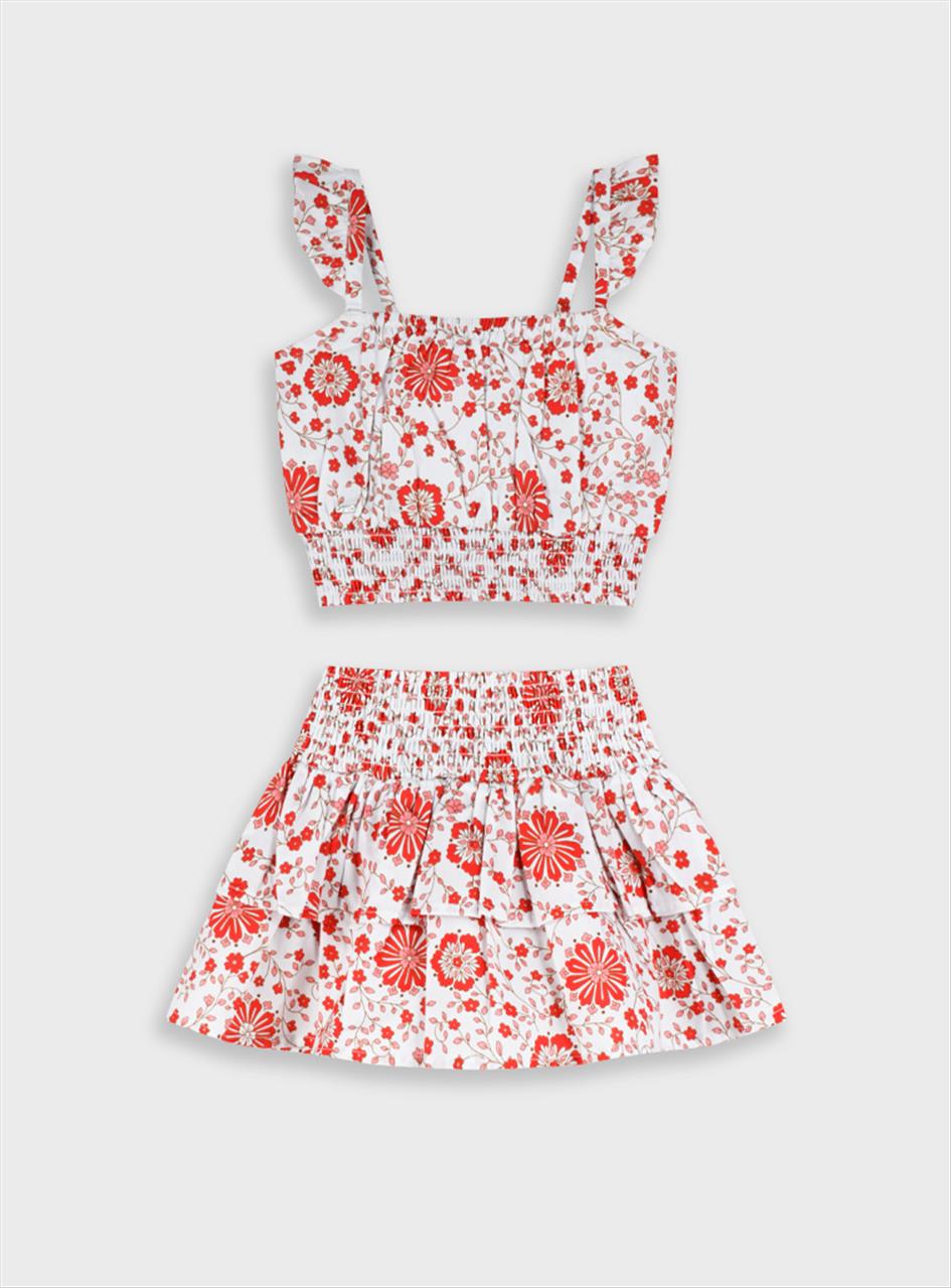 ΣΕΤ ΤΟΠ-ΦΟΥΣΤΑ FLORAL GIRL ENERGIERS S12M-7Y - Image 3