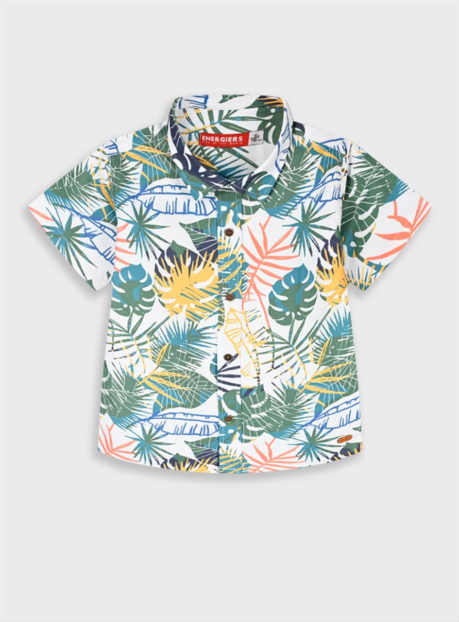 ΠΟΥΚΑΜΙΣΟ K/M TROPICAL PRINT BOY ENERGIERS S12M-7Y