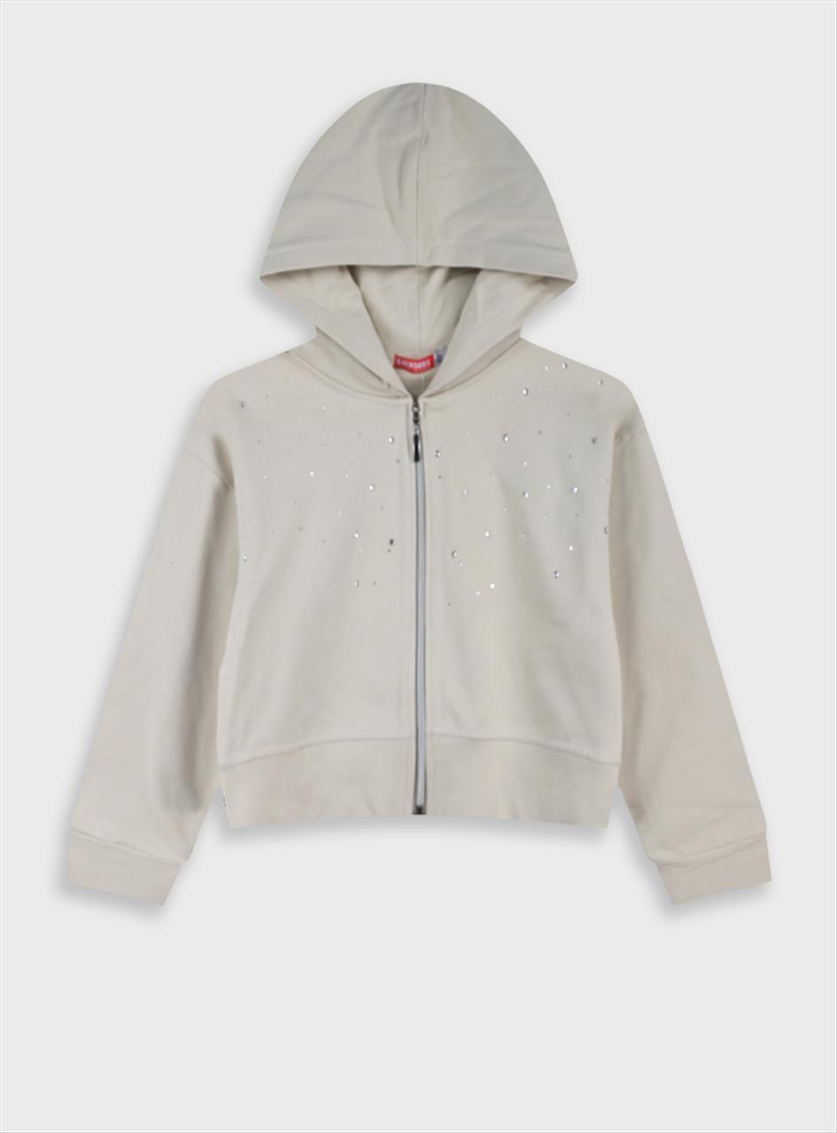 ΦΟΥΤΕΡ ZIP HOODIES WHITE GIRL ENERGIERS S6-16