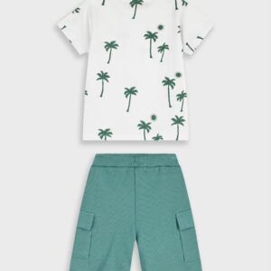 ΣΕΤ TSHIRT-SHORTS COTTON WHITE BOY ENERGIERS S8-16