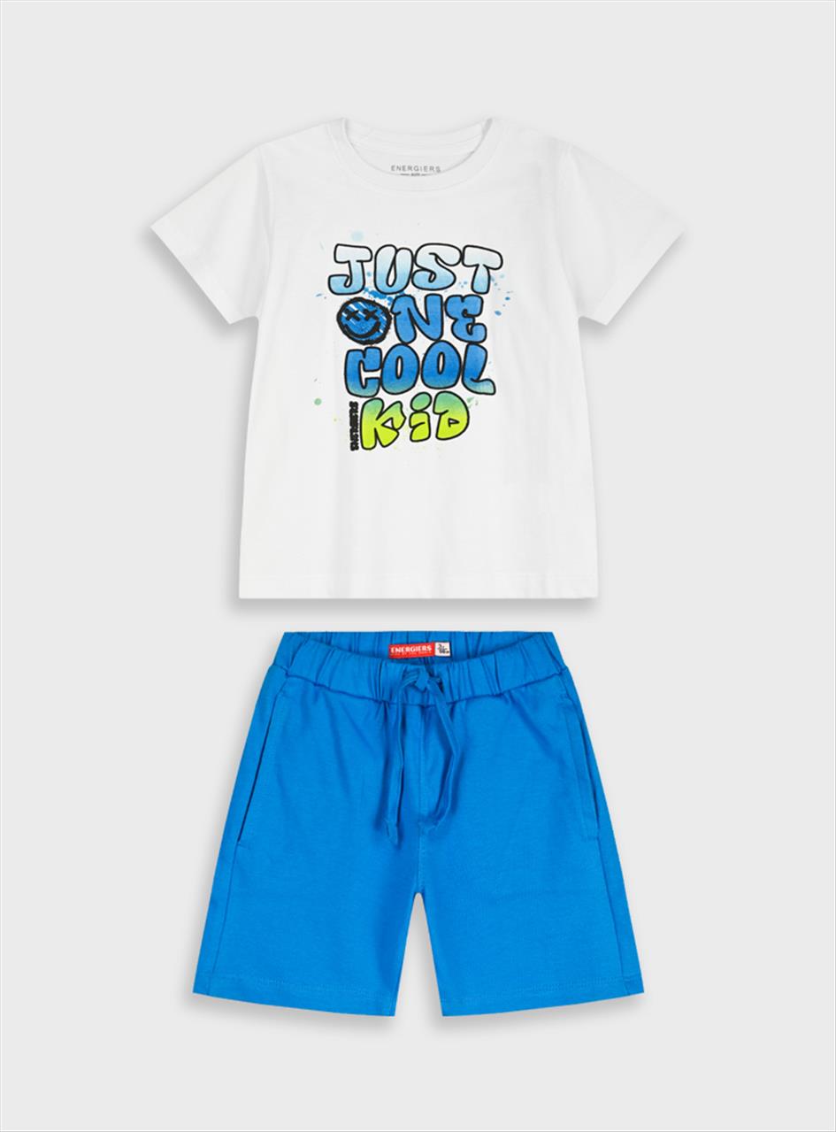 ΣΕΤ TSHIRT-SHORTS COTTON 2CLS BOY ENERGIERS S12M-5Y