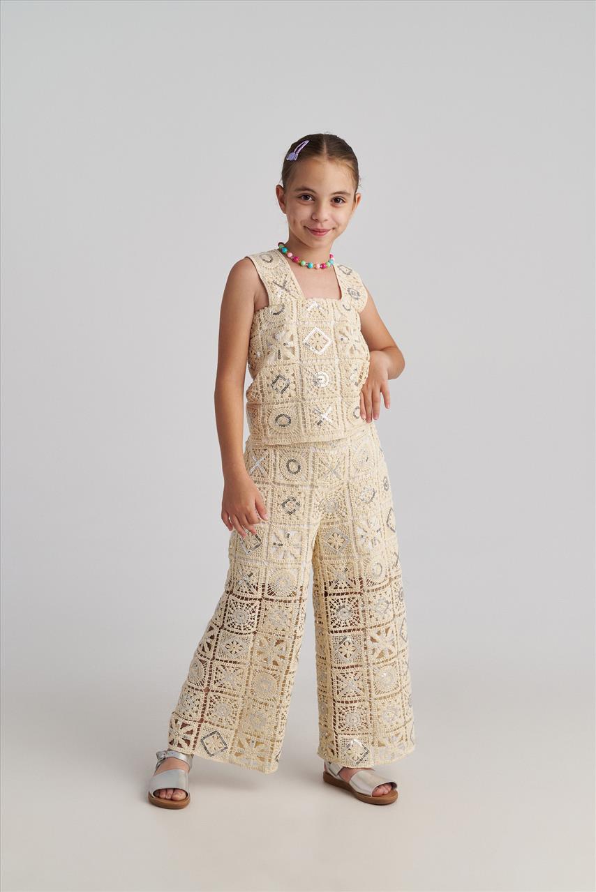 SET SANTORINI CROCHET TOP TWO IN A CASTLE