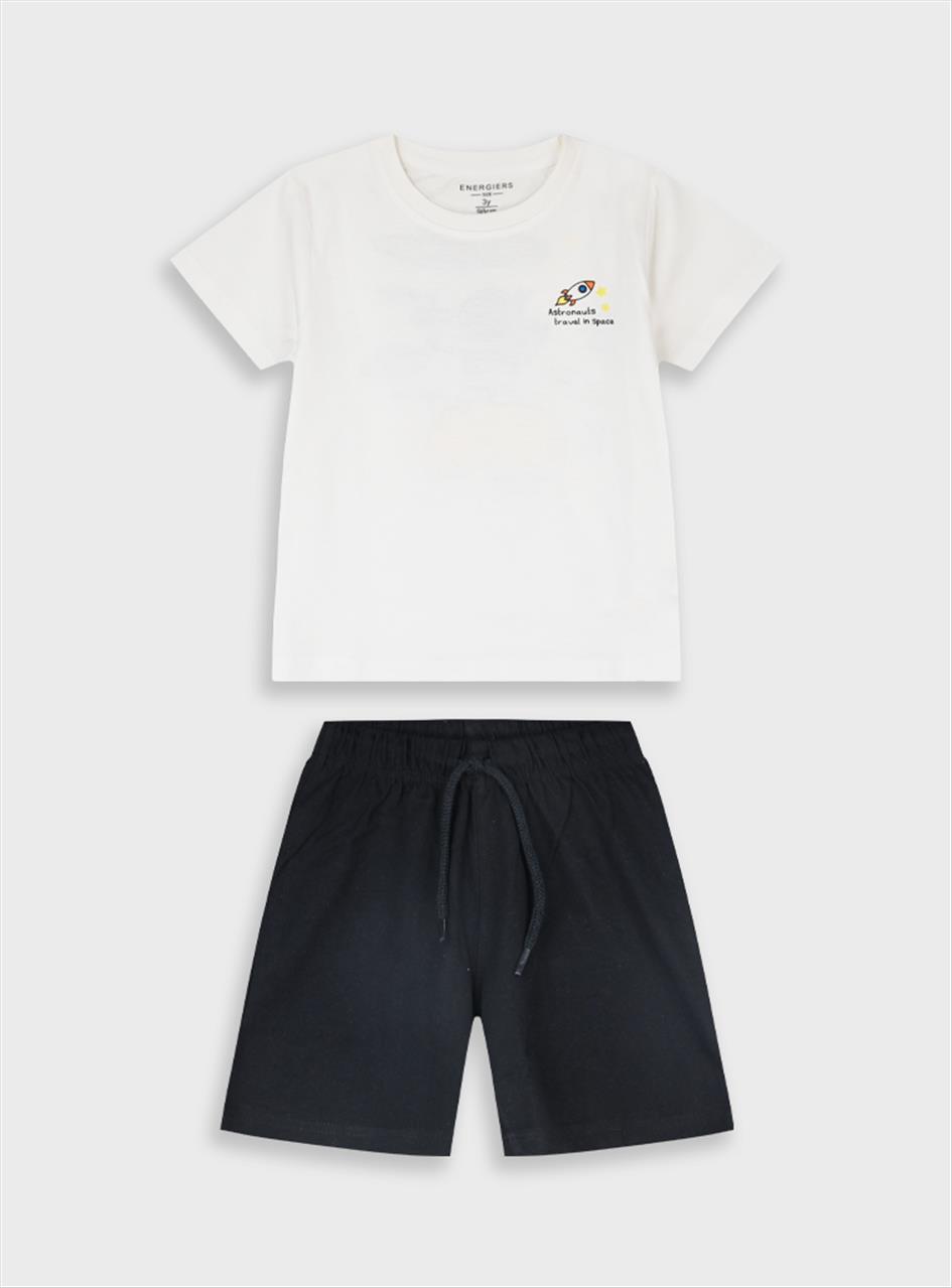 ΣΕΤ TSHIRT-SHORTS COTTON BOY ENERGIERS S12M-7Y