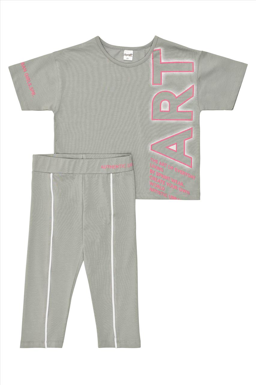 SET TSHIRT-BIKER LEGGING 2CLS GIRL SPRINT S7-16