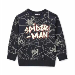 ΜΠΛΟΥΖΑ Μ/Μ *SPIDERMAN* BLACK BOY ORIGINAL MARINES S5-14