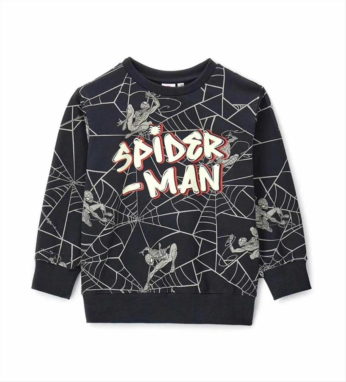 ΜΠΛΟΥΖΑ Μ/Μ *SPIDERMAN* BLACK BOY ORIGINAL MARINES S5-14