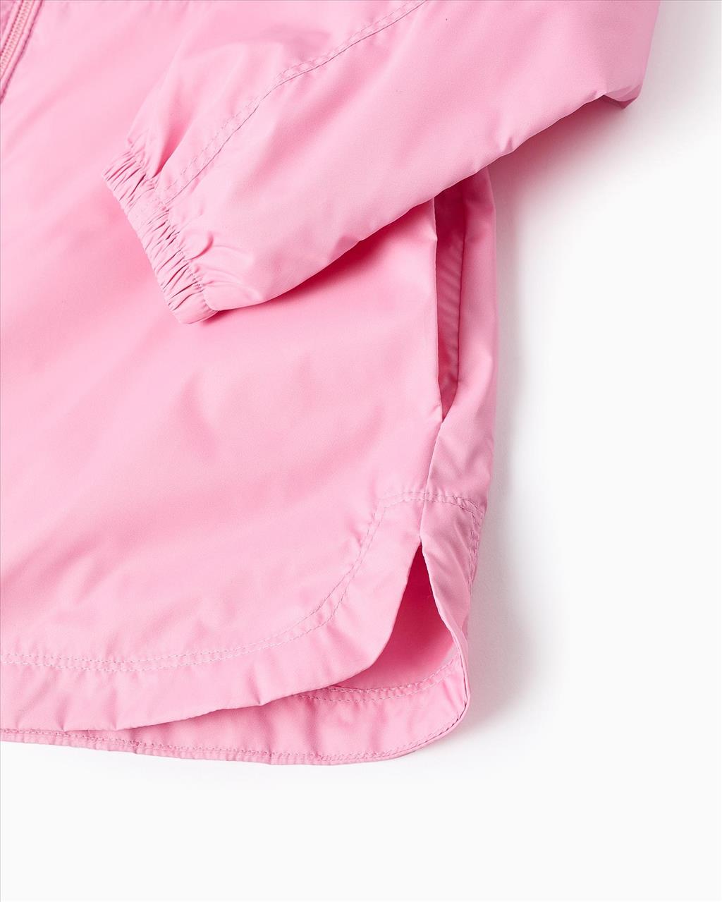 ΜΠΟΥΦΑΝ ΑΝΤΙΑΝΕΜΙΚΟ HOODIES PINK GIRL ZIPPY S3-14 - Image 4
