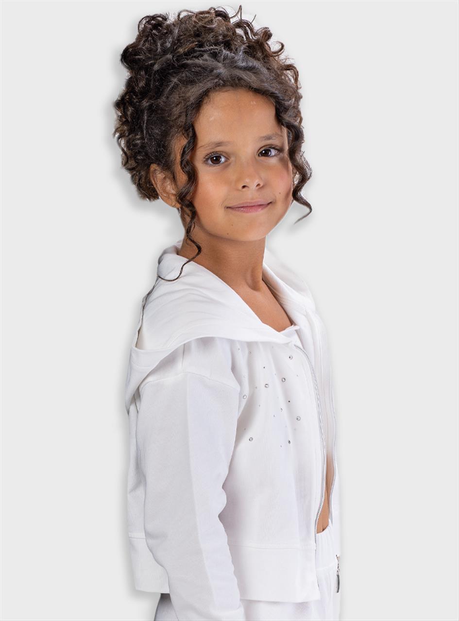 ΦΟΥΤΕΡ ZIP HOODIES WHITE GIRL ENERGIERS S6-16 - Image 3