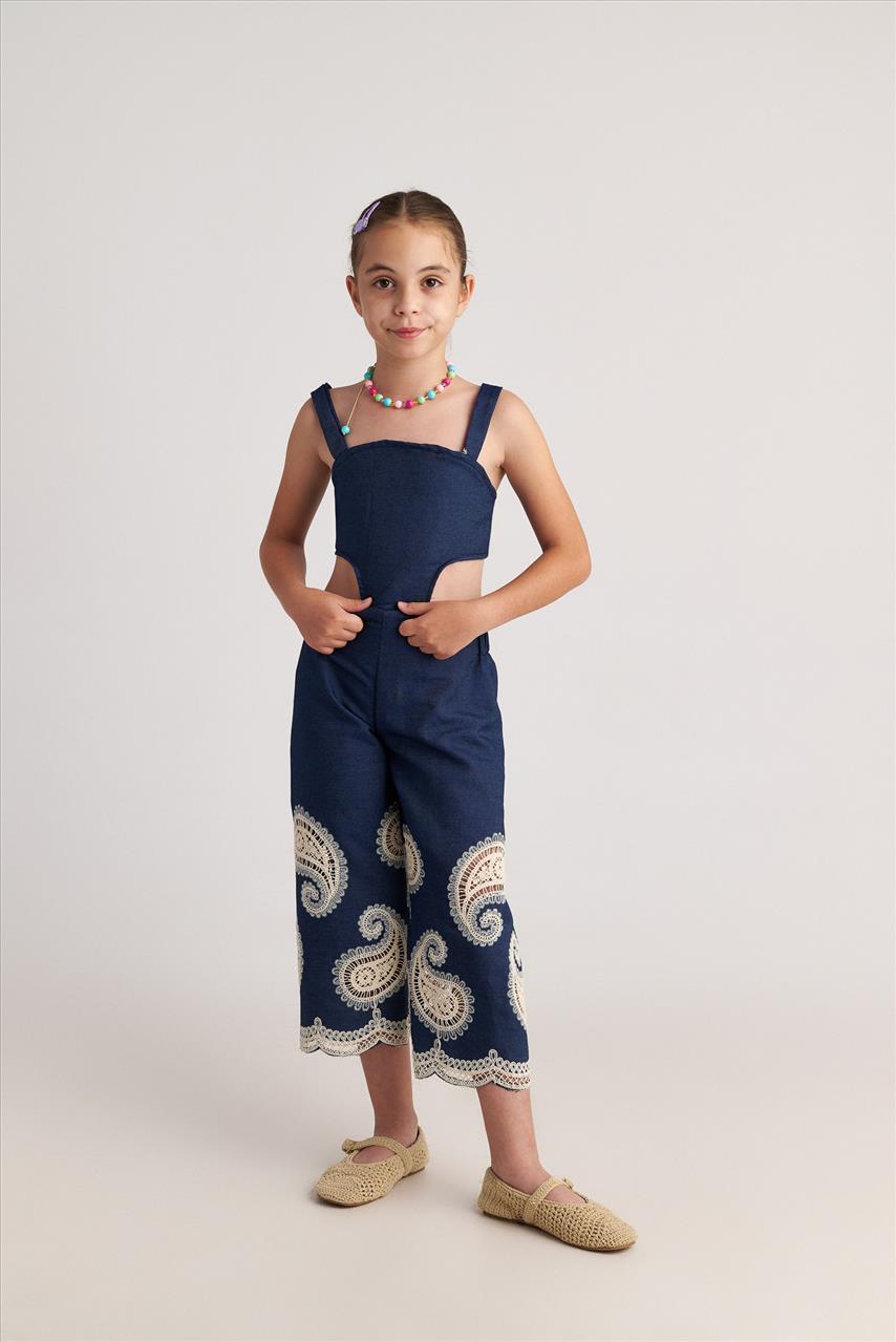 OVERALL FARM DENIM CROCHET TWO IN A CASTLE