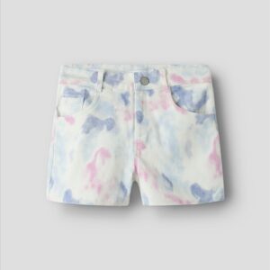 SHORTS DENIM TIE DYE GIRL NAME IT S8-14