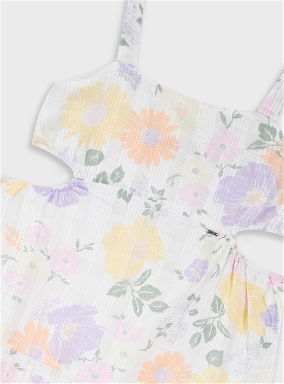 ΦΟΡΕΜΑ ΜΑΚΡΥ ΜΕ CUT OUT FLORAL GIRL ENERGIERS S6-16 - Image 3