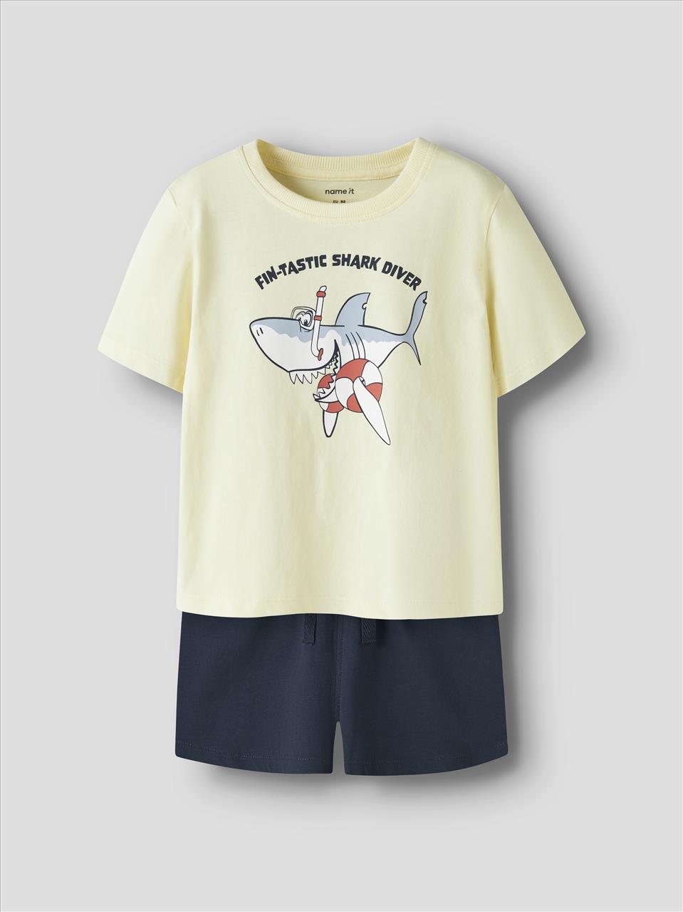 SET TSHIRT-SHORTS COTTON 2CLS BOY NAME IT S18M-7Y