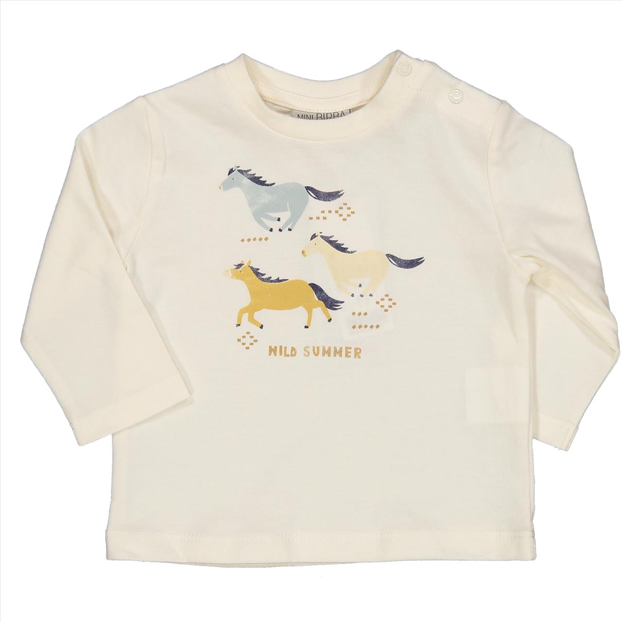 TSHIRT K/M IVORY BABY GIRL BIRBA S3M-2Y