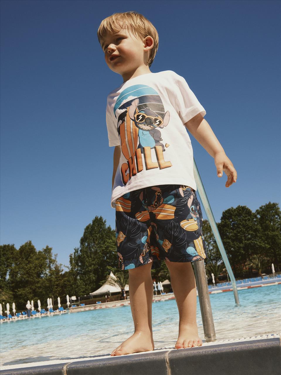 TSHIRT K/M COTTON *STITCH* BOY NAME IT S18M-8Y