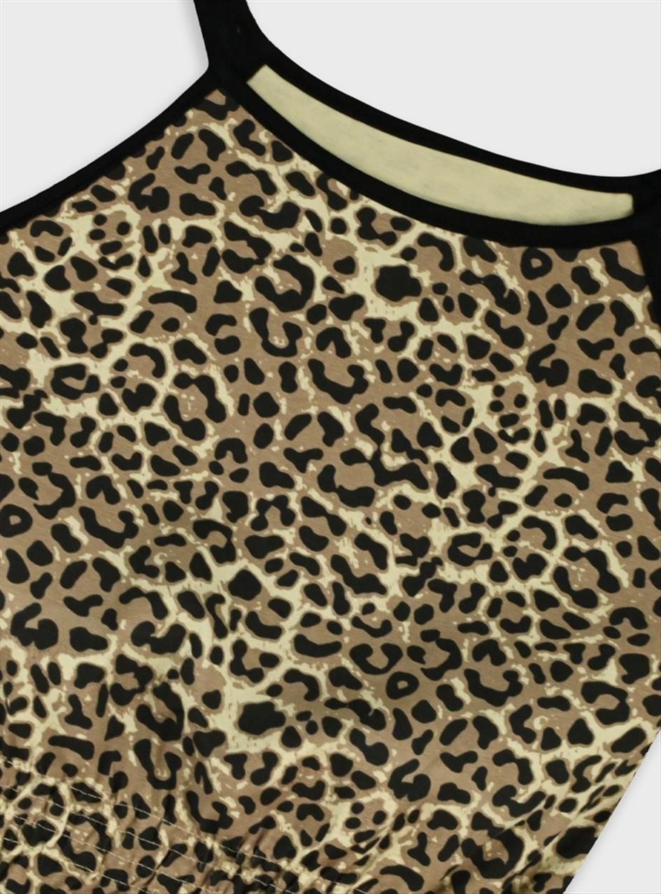 SET TOP-SHORTS COTTON ANIMAL PRINT GIRL ENERGIERS S6-16 - Image 3