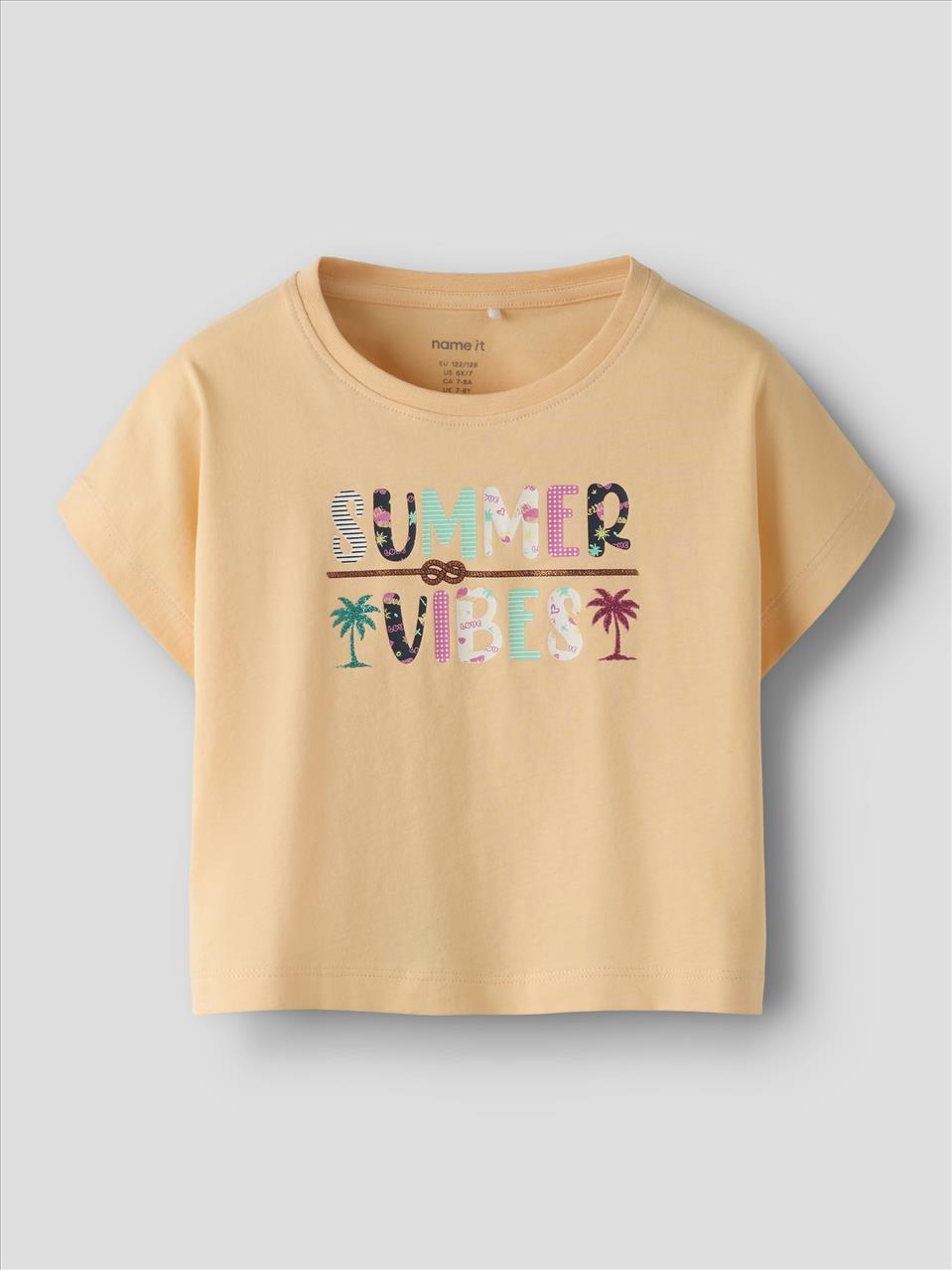 TSHIRT COTTON 2CLS GIRL NAME IT S7-14