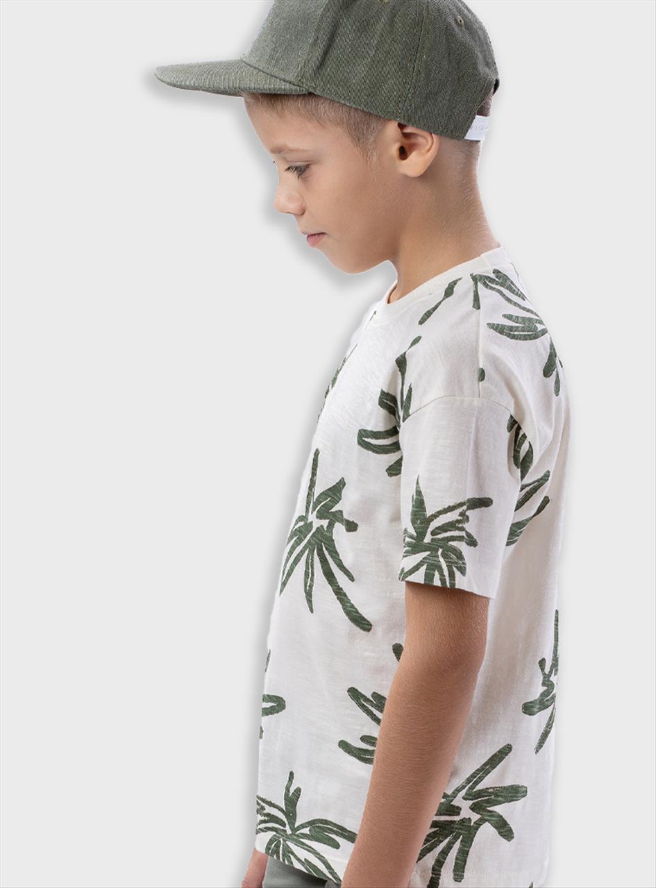 TSHIRT K/M COTTON BEIGE BOY ENERGIERS S6-16 - Image 3